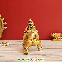 Brass Laddu Gopal 4 Inch Height