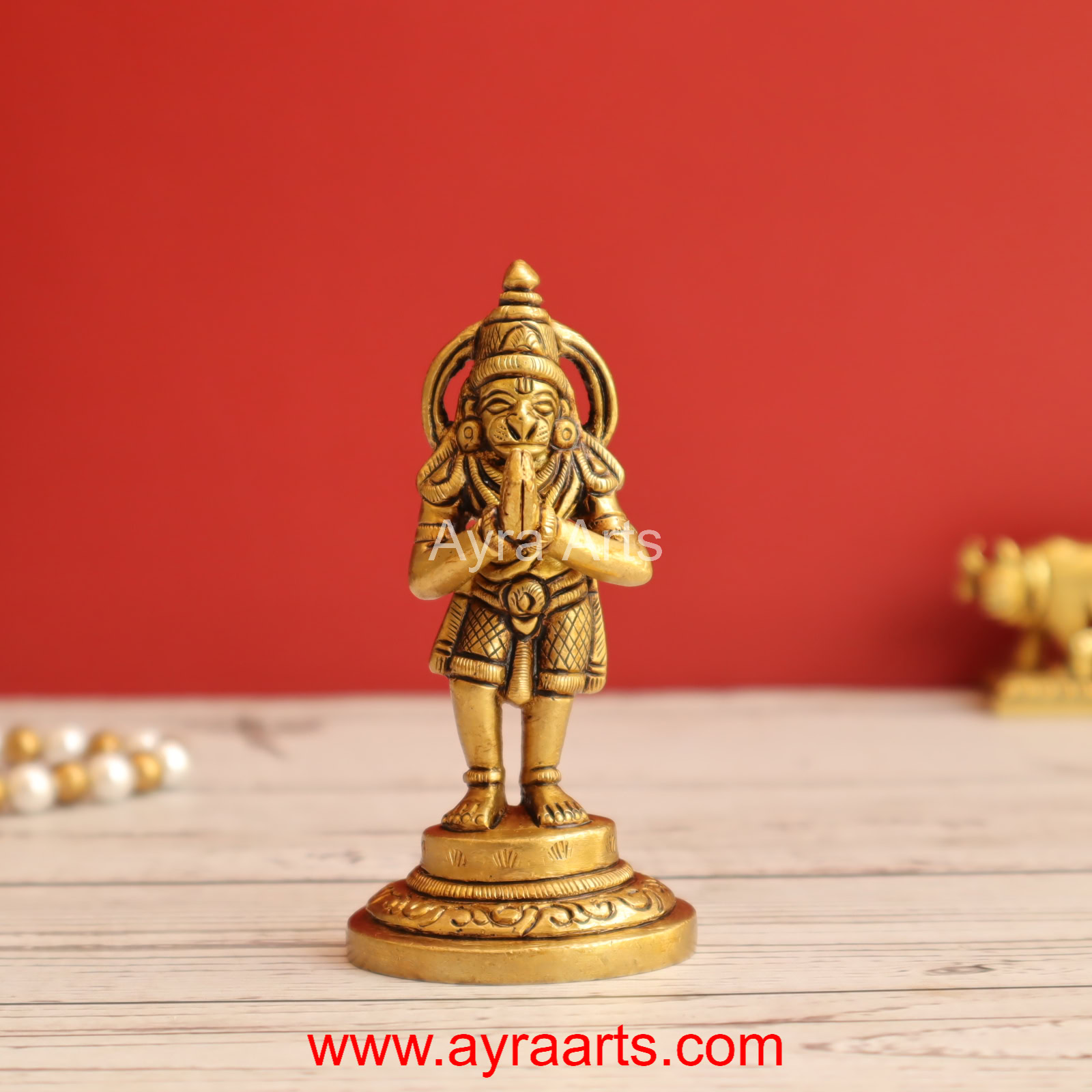 Brass Hanuman 3.5 Inch Height