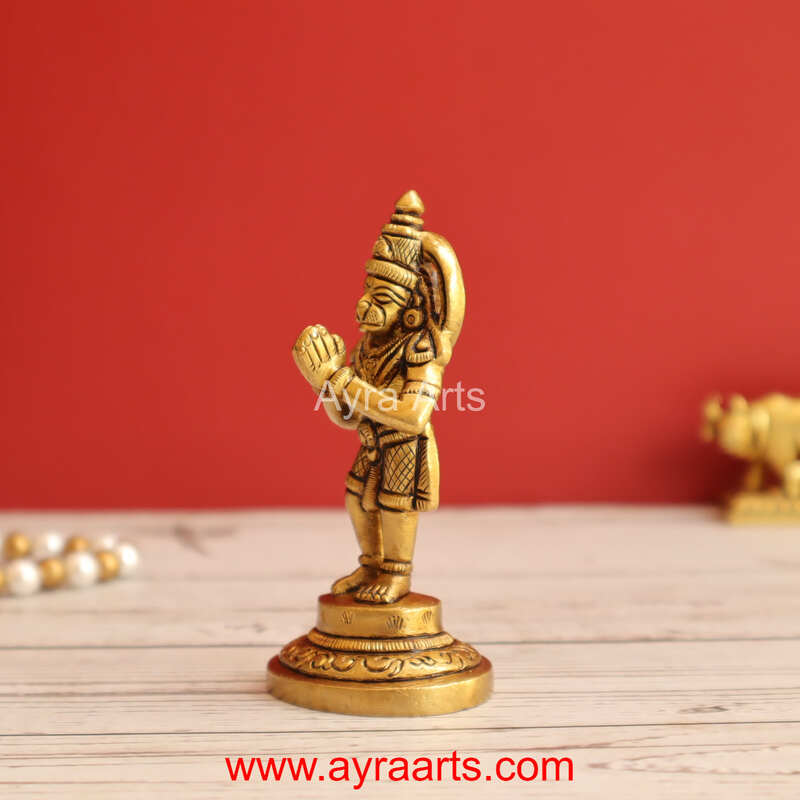 Brass Hanuman 3.5 Inch Height