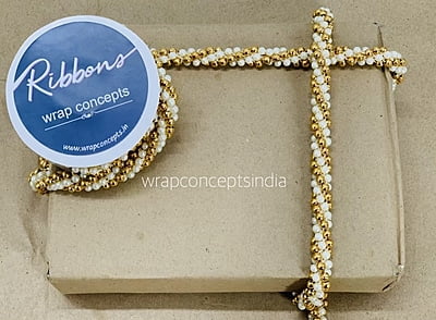 Ivory & Gold Pearl Rope