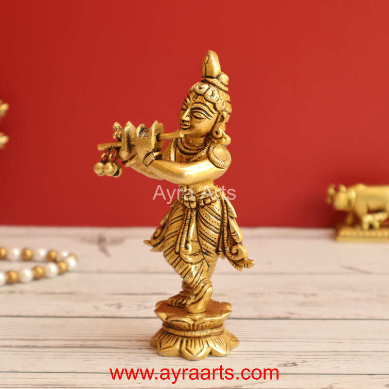 Brass Krishna 5 Inch Height