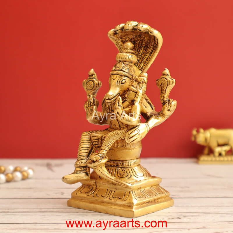 Brass Naga Hayagriva Height 5 Inch Height