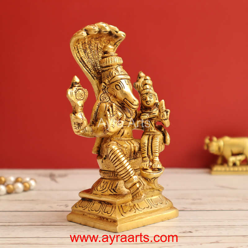 Brass Naga Hayagriva Height 5 Inch Height