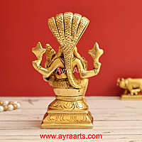 Brass Naga Hayagriva Height 5 Inch Height