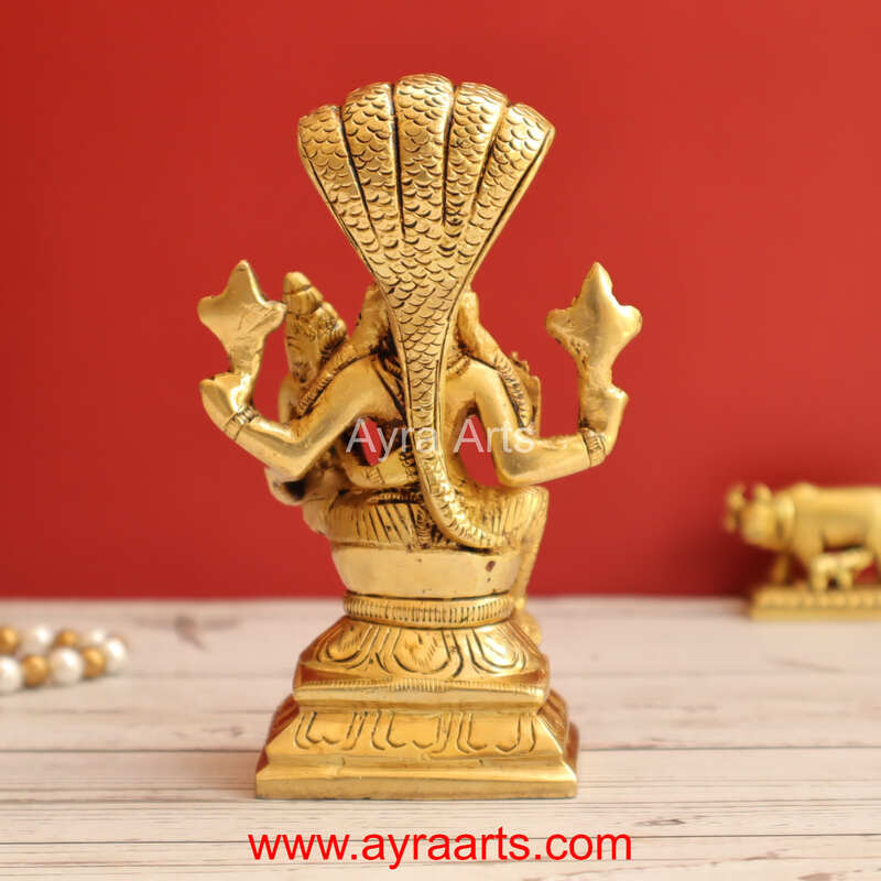 Brass Naga Hayagriva Height 5 Inch Height