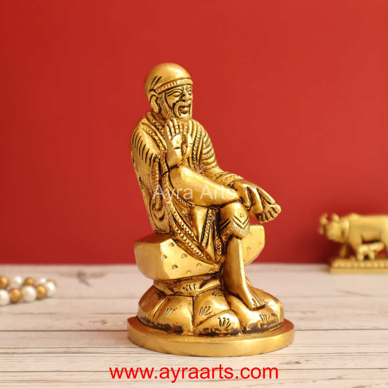 Brass Saibaba 5 Inch Height