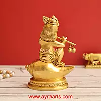 Brass Shankh Krishna 5 Inch Height