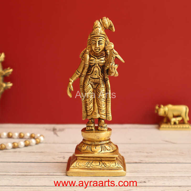 Brass Godhadevi 6 Inch Height