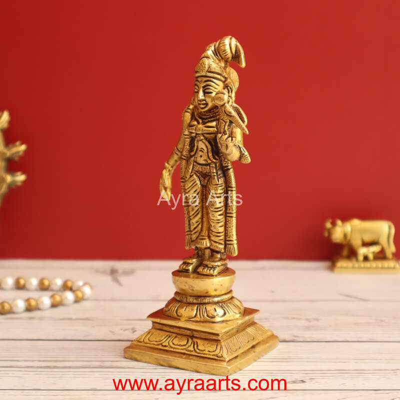 Brass Godhadevi 6 Inch Height