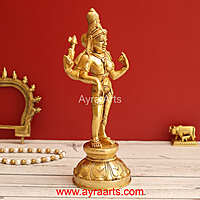 Brass Ardhanareswari 8.5 Inch Height