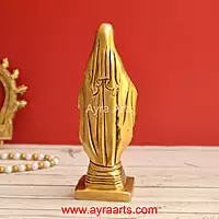 Brass Mother Mary 6.5 Inch Height