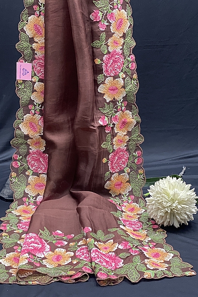 Rosettes - Premium Designer Saree Collection 9753