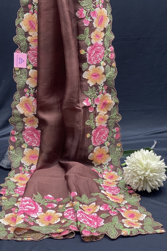 Rosettes - Premium Designer Saree Collection 9753