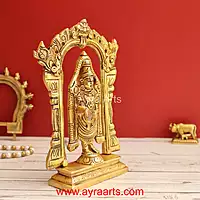 Brass Tirupati Balaji 8 Inch Height
