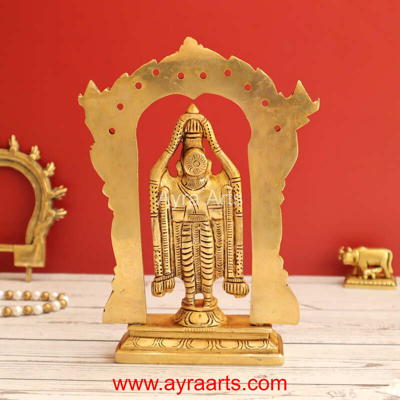 Brass Tirupati Balaji 8 Inch Height