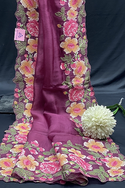 Rosettes - Premium Designer Saree Collection 9752