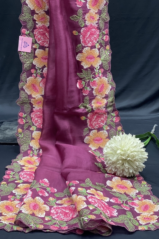 Rosettes - Premium Designer Saree Collection 9752