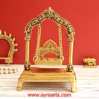 Brass Jhula 7.5 Inch Height