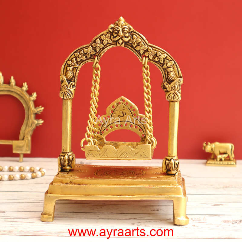 Brass Jhula 7.5 Inch Height