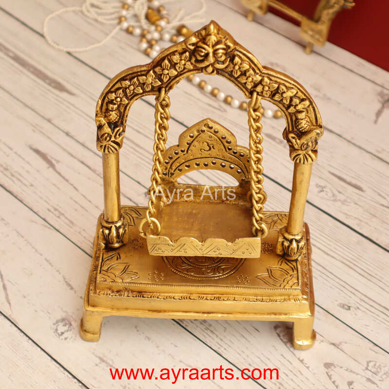 Brass Jhula 7.5 Inch Height