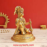 Brass Hanuman 7 Inch Height