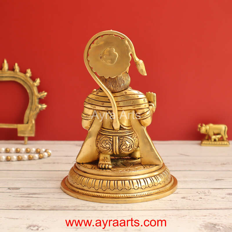 Brass Hanuman 7 Inch Height
