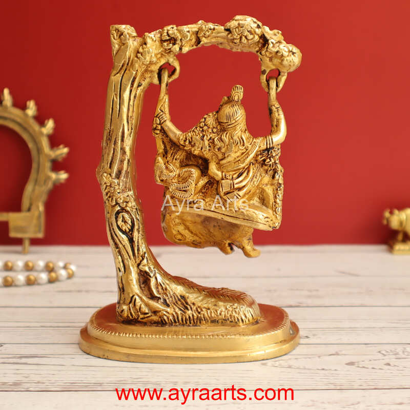 Brass radha Krishna 7 Inch Height