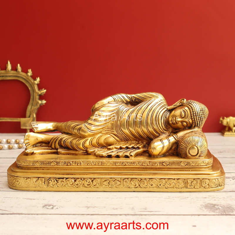 Brass Sleeping Buddha