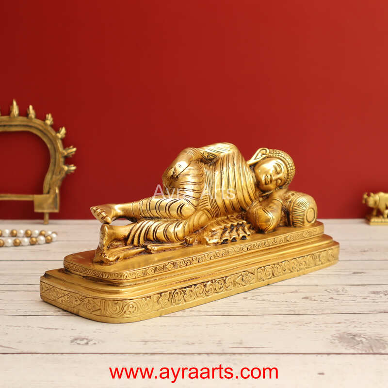Brass Sleeping Buddha