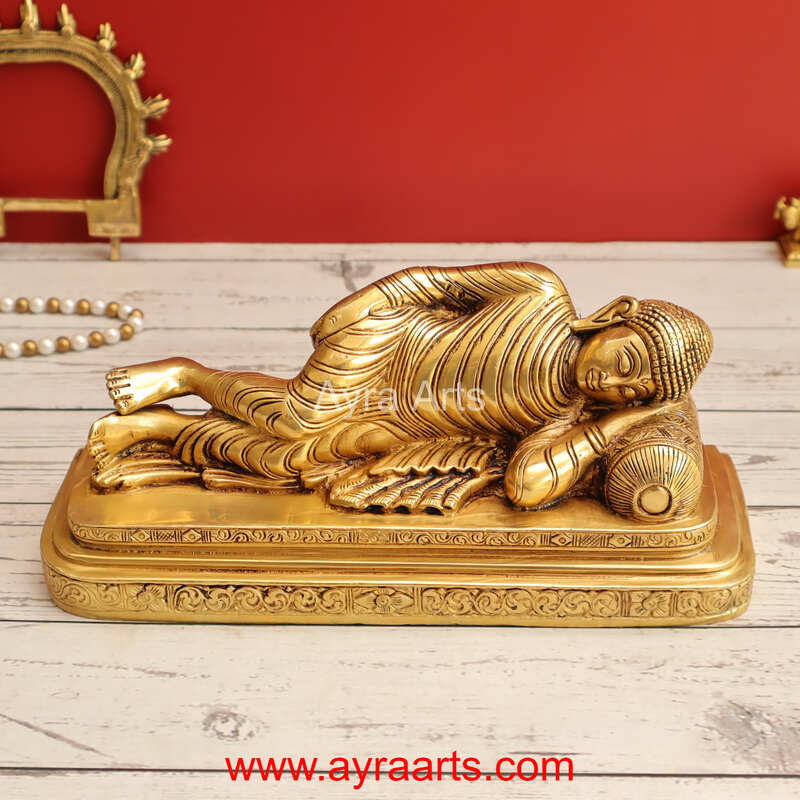 Brass Sleeping Buddha