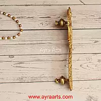 Peacock Door Handle for Main and Pooja Door - 9.5 Inch Height