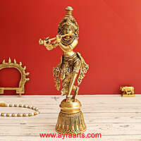 Brass Krishna 11.5 Inch Height