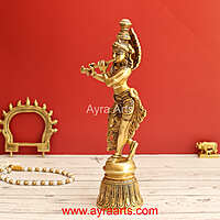 Brass Krishna 11.5 Inch Height