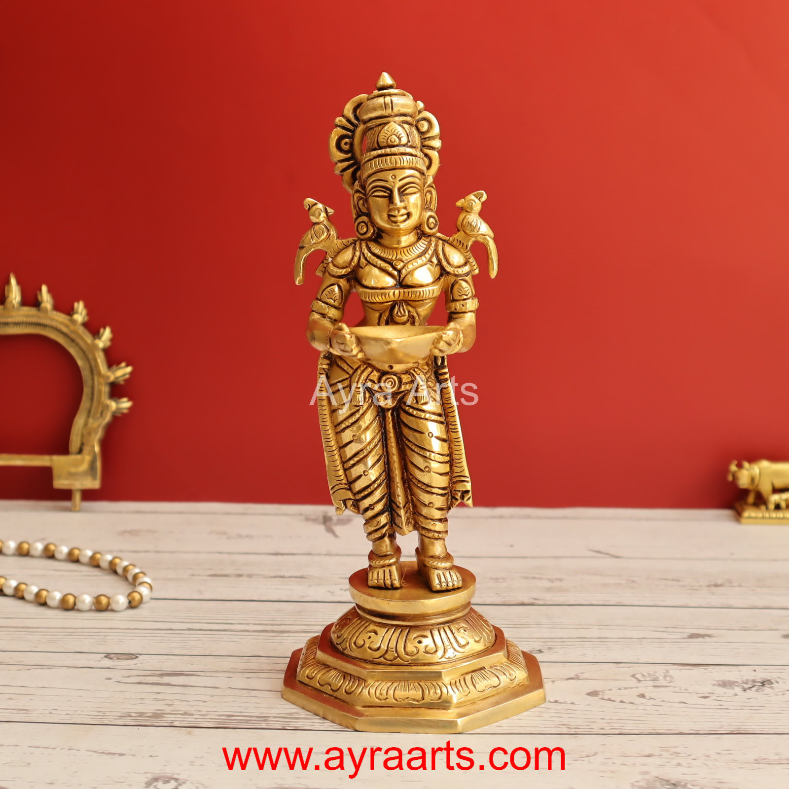 Brass Deeplady 9 Inch Height