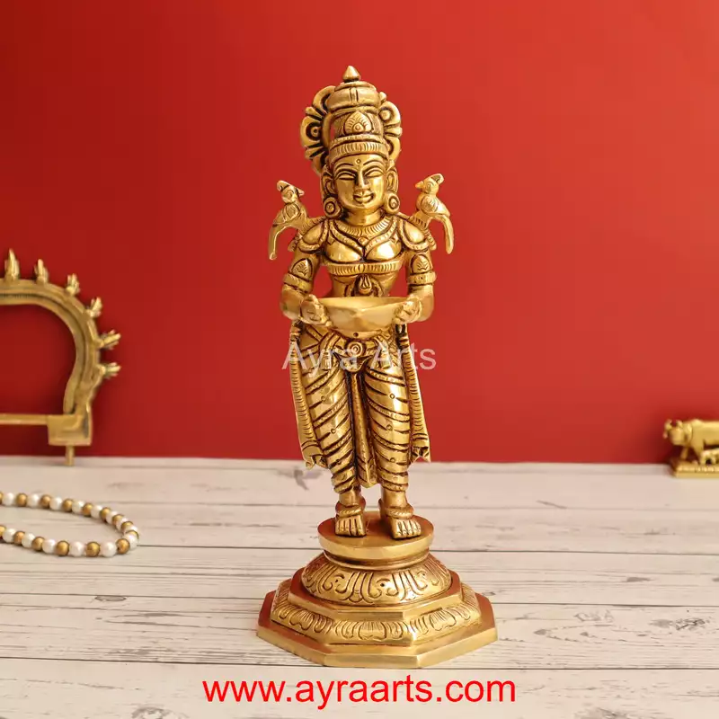 Brass Deeplady 9 Inch Height