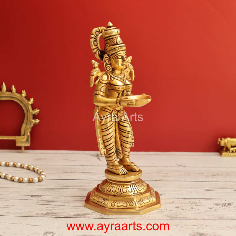 Brass Deeplady 9 Inch Height