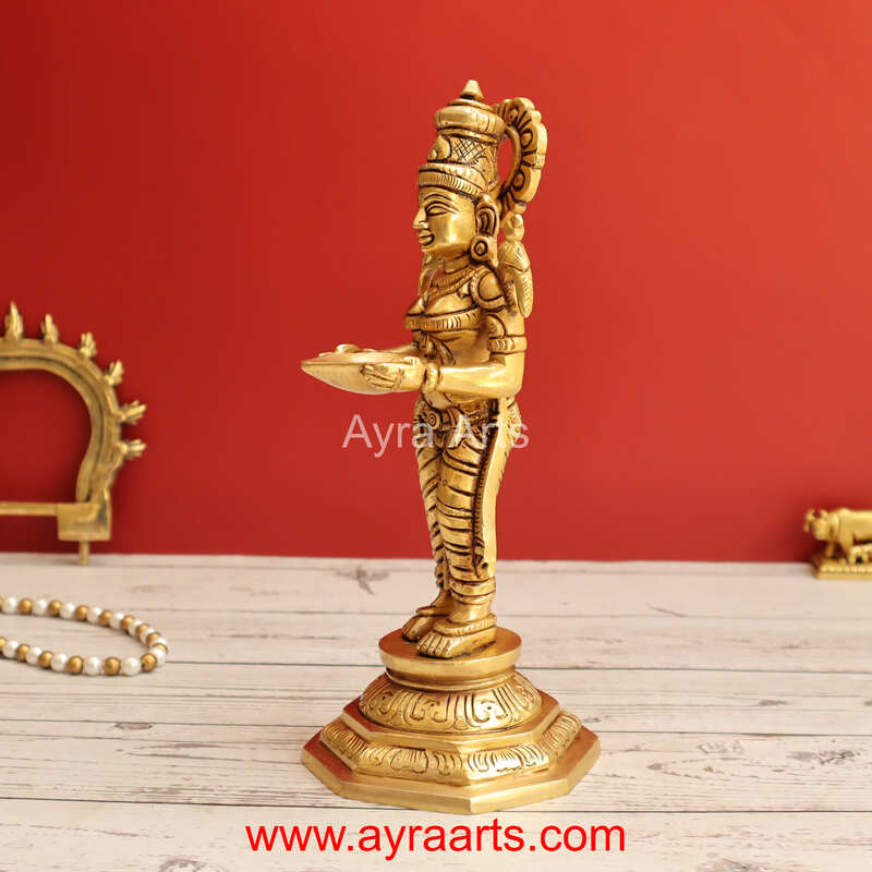 Brass Deeplady 9 Inch Height