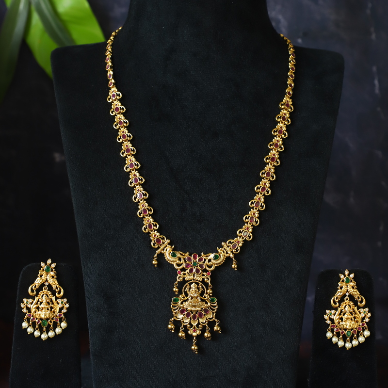 Traditional Lakshmi design Long Haram
