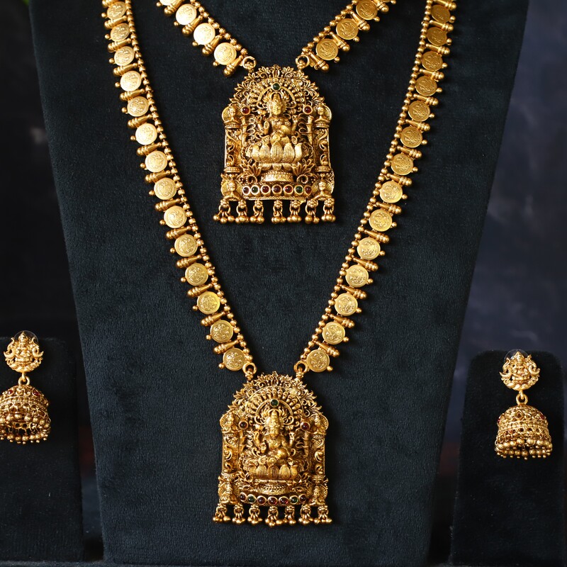 Lakshmi Coin Bridal Set with Lakshmi Pendant