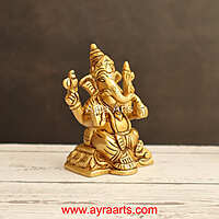 Brass Ganesha 3.5 Inch Height