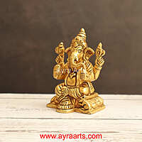 Brass Ganesha 3.5 Inch Height
