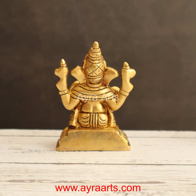 Brass Ganesha 3.5 Inch Height