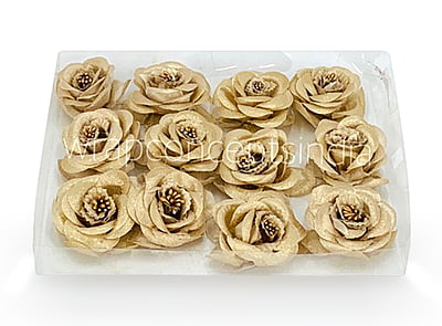 Rose Flower-Light Gold