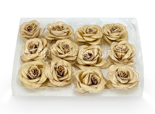 Rose Flower-Light Gold