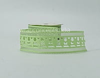 Bunny Cut Work Ribbon- Pistachio Green