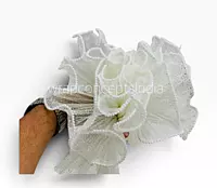 Frosty Dots Pearl Edge Frill
