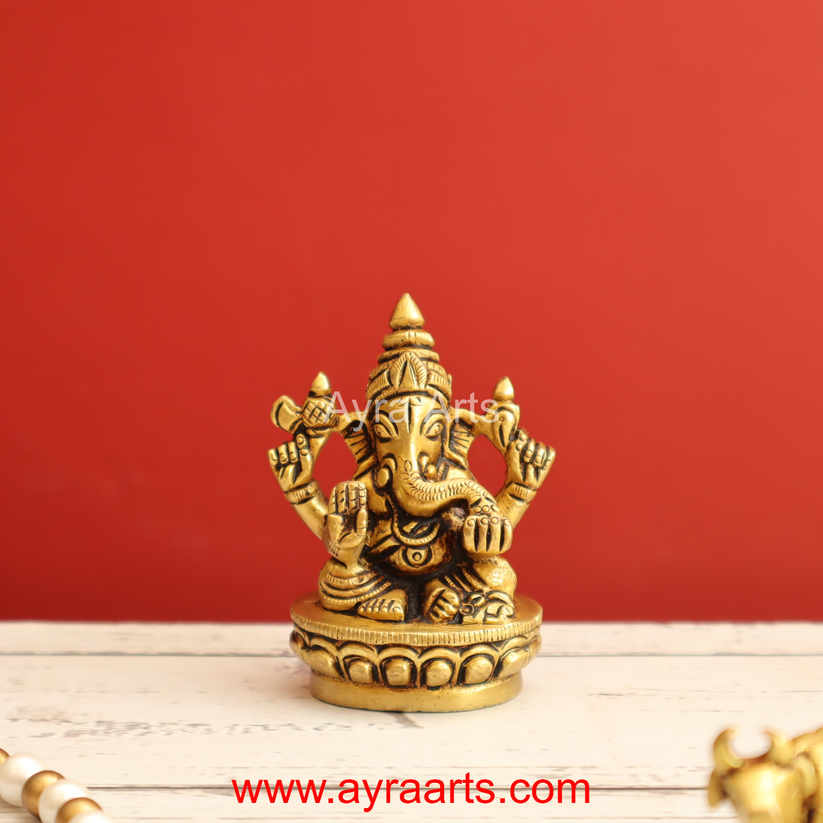 Brass Ganesha 3 Inch Height