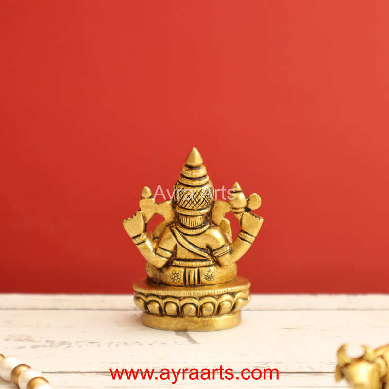 Brass Ganesha 3 Inch Height