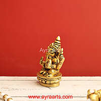 Brass Ganesha 3 Inch Height