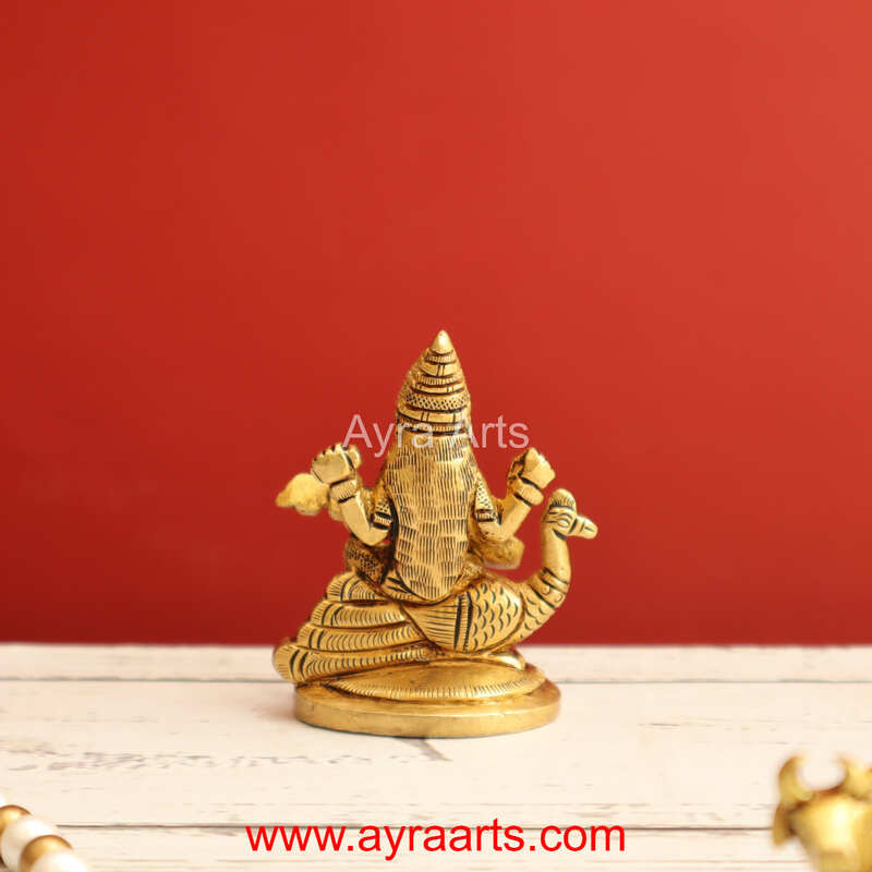 Brass Saraswati Devi 2.5 Inch Height